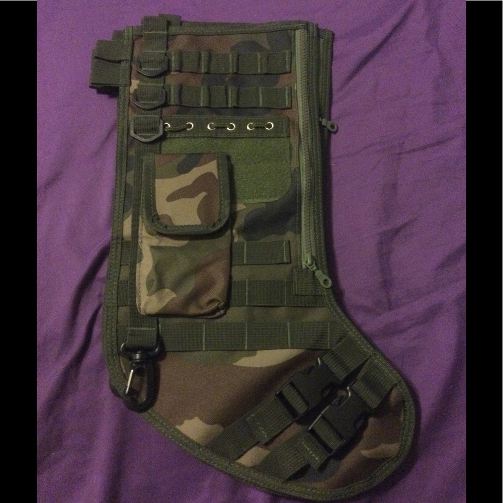 Camo Christmas stockings brand new